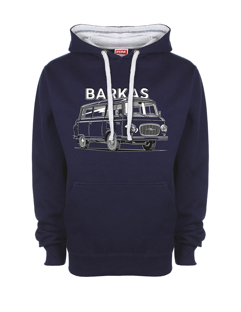 Grau-marines Sweatshirt Barkas B1000