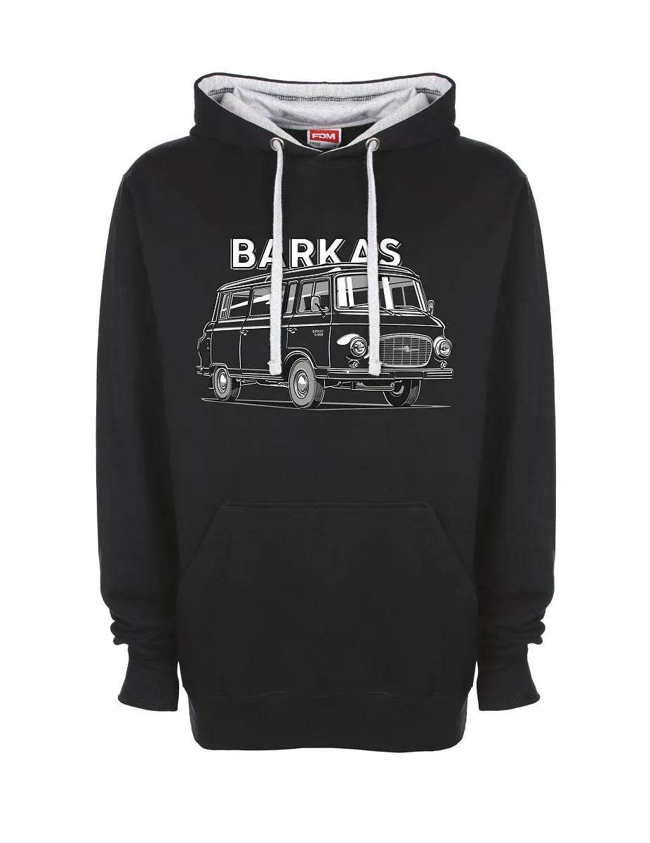 Grau-schwarzes Sweatshirt Barkas B1000
