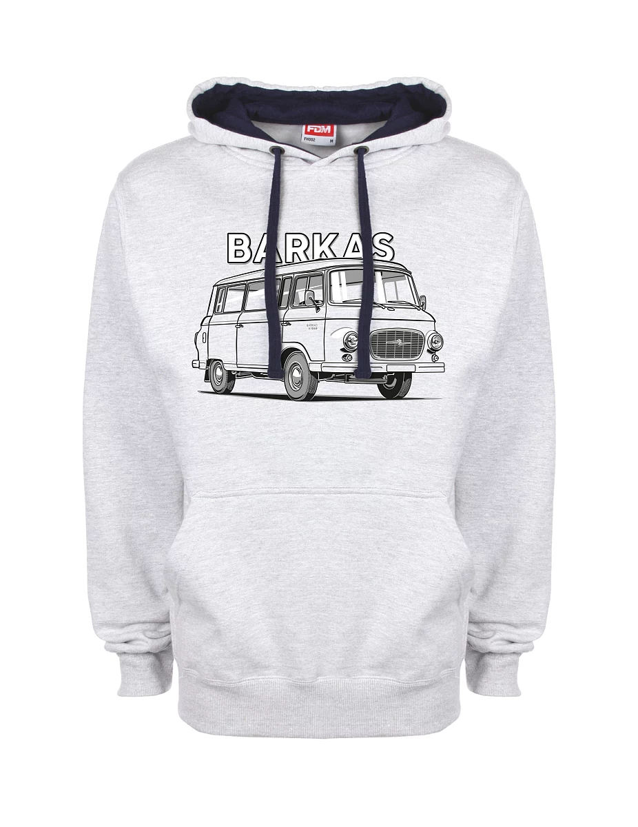 Blau-graues Sweatshirt Barkas B1000