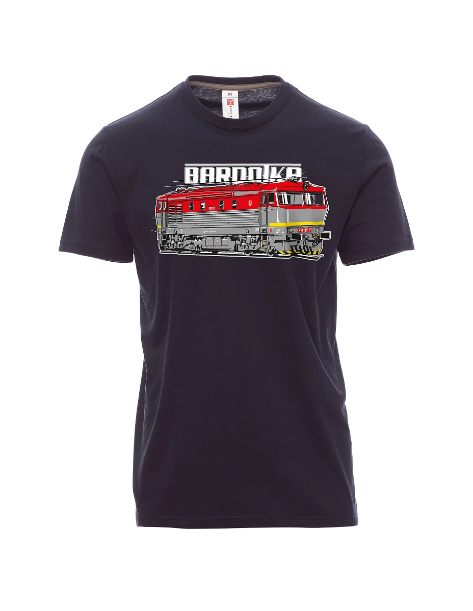 Marine T-Shirt für Männer Lokomotive Bardotka