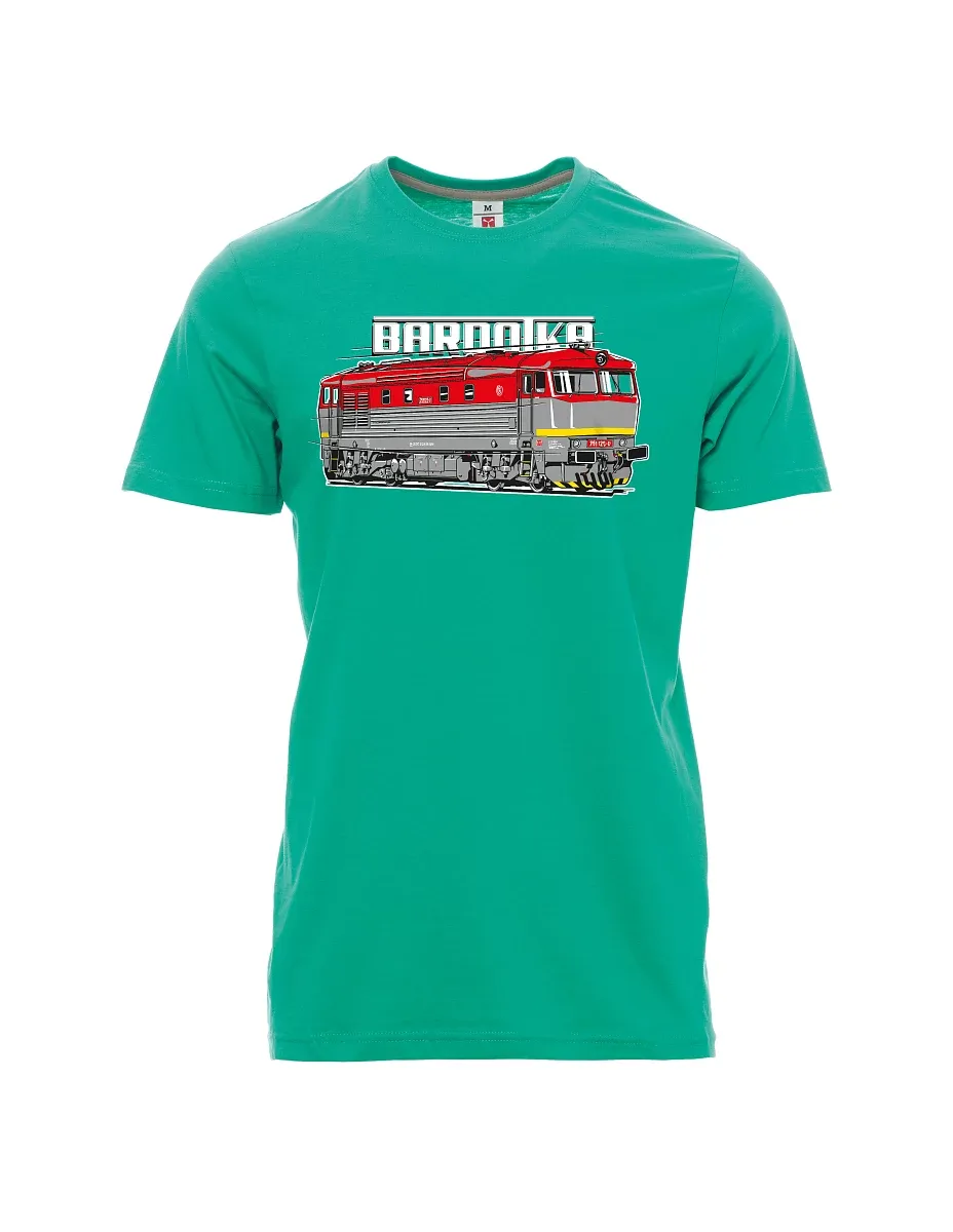 Smaragde T-Shirt für Männer Lokomotive Bardotka