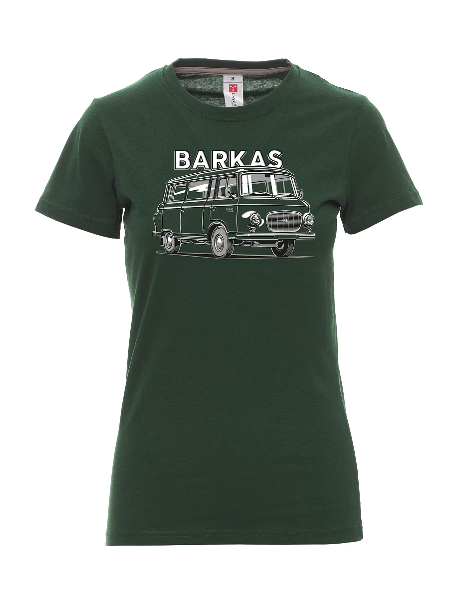 Dunkelgrün T-Shirt für Damen Barkas B1000
