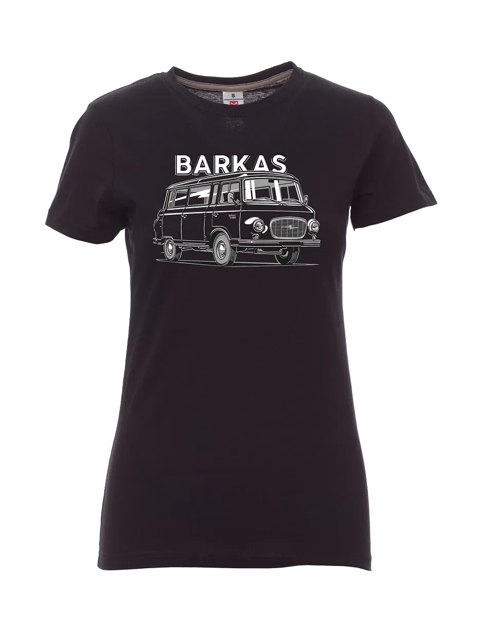 Schwarzes T-Shirt für Damen Barkas B1000