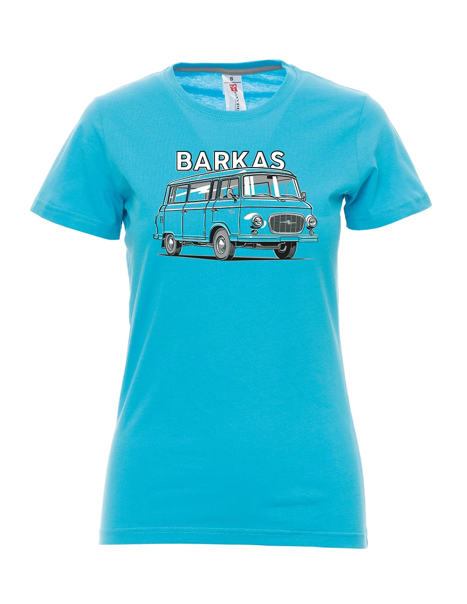 Atoll-blaues T-Shirt für Damen Barkas B1000