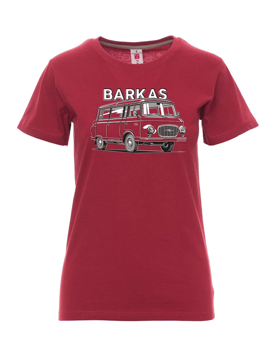 Bordeaux T-Shirt für Damen Barkas B1000