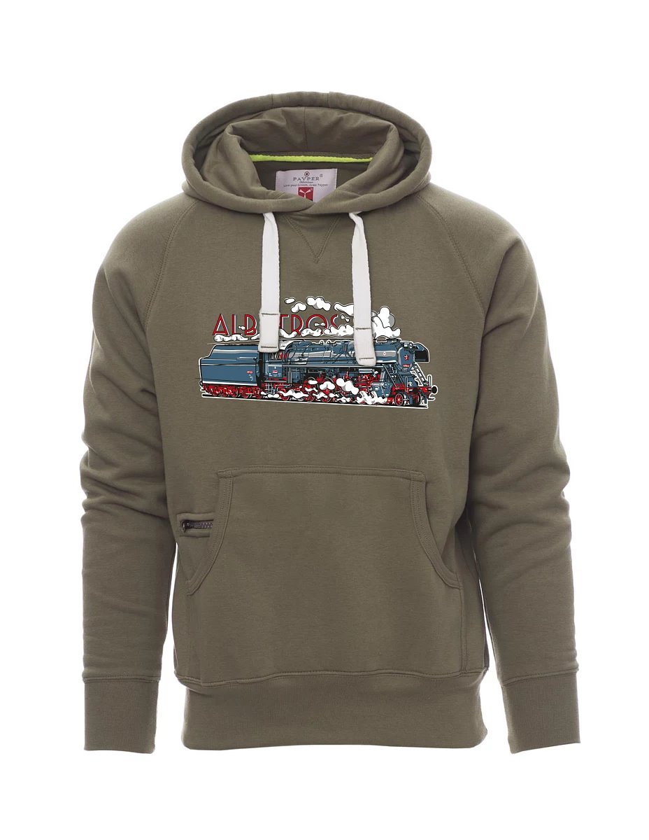 Khaki Sweatshirt für Männer Lokomotive Albatros