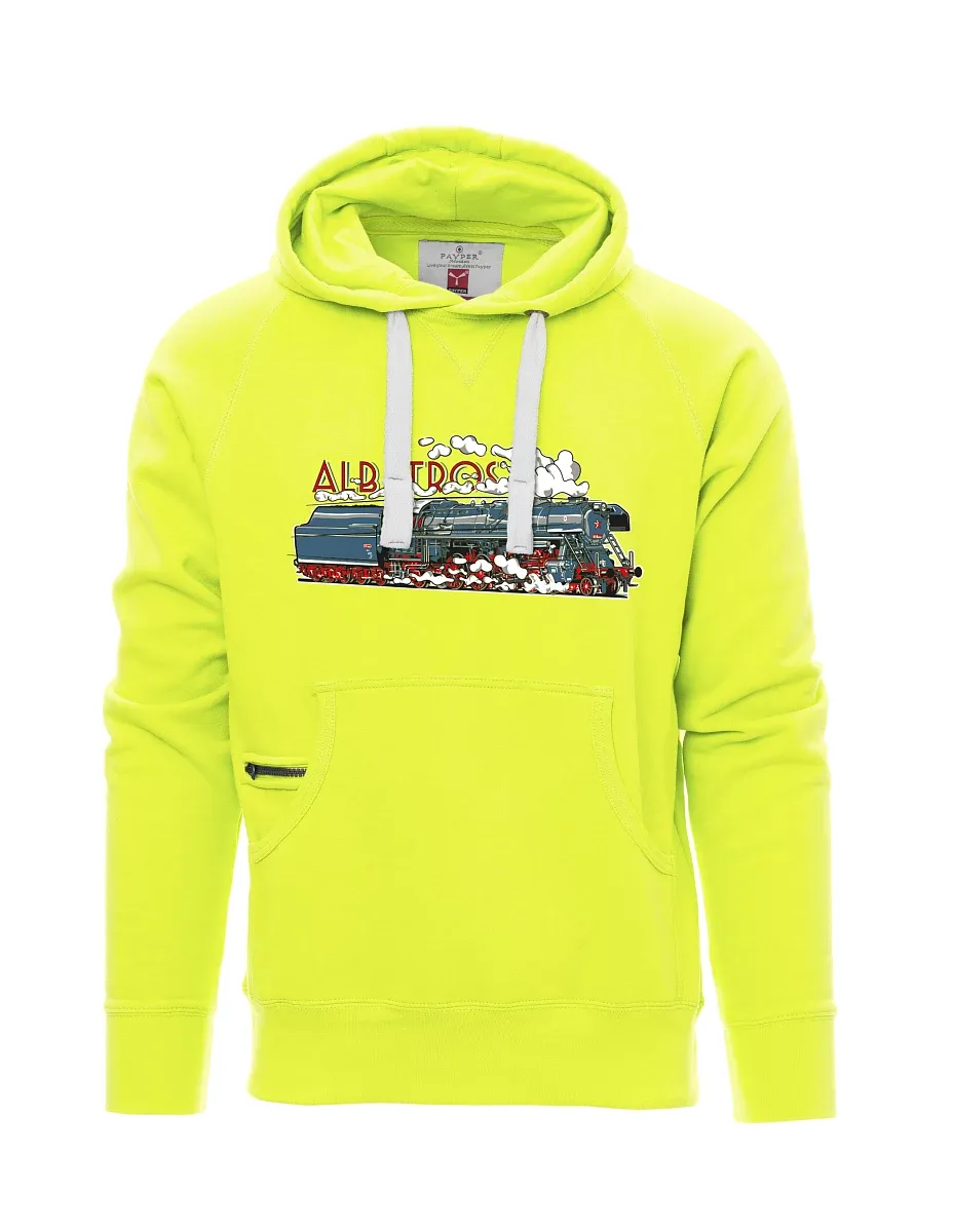 Fluoreszierendes Sweatshirt für Männer Lokomotive Albatros