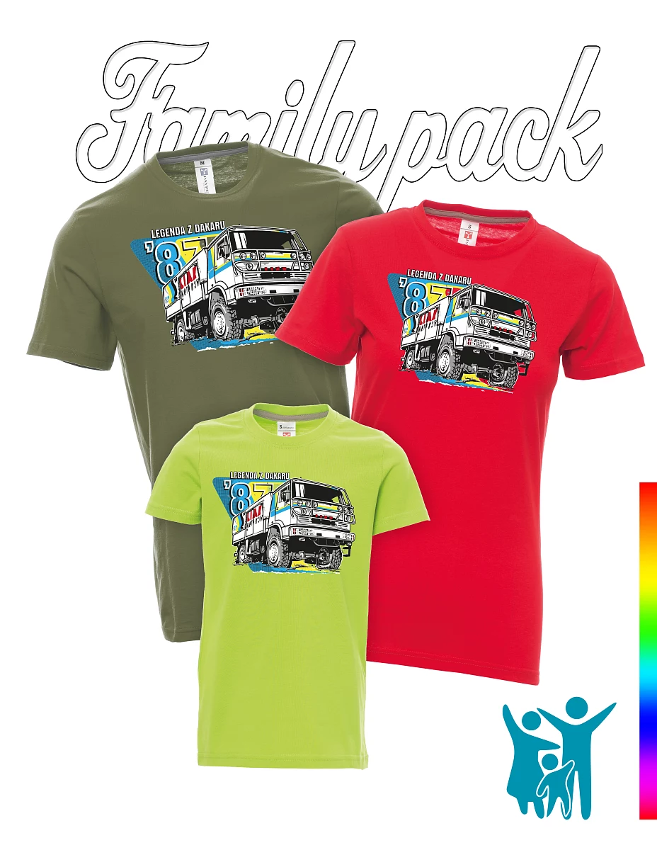 Familien-Set von T-Shirts Liaz aus dakar 1987