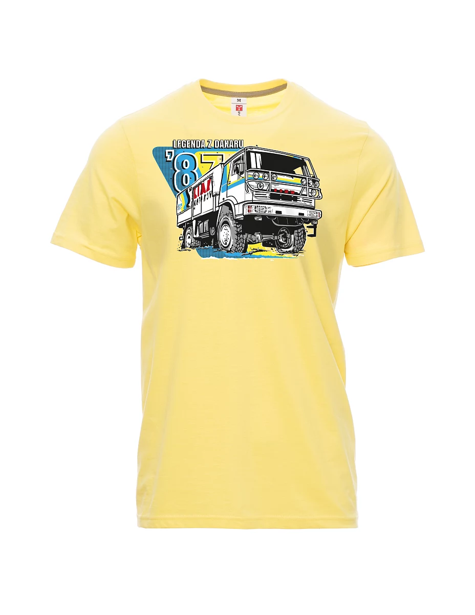 Hellgelb T-Shirt für Männer Liaz aus dakar 1987