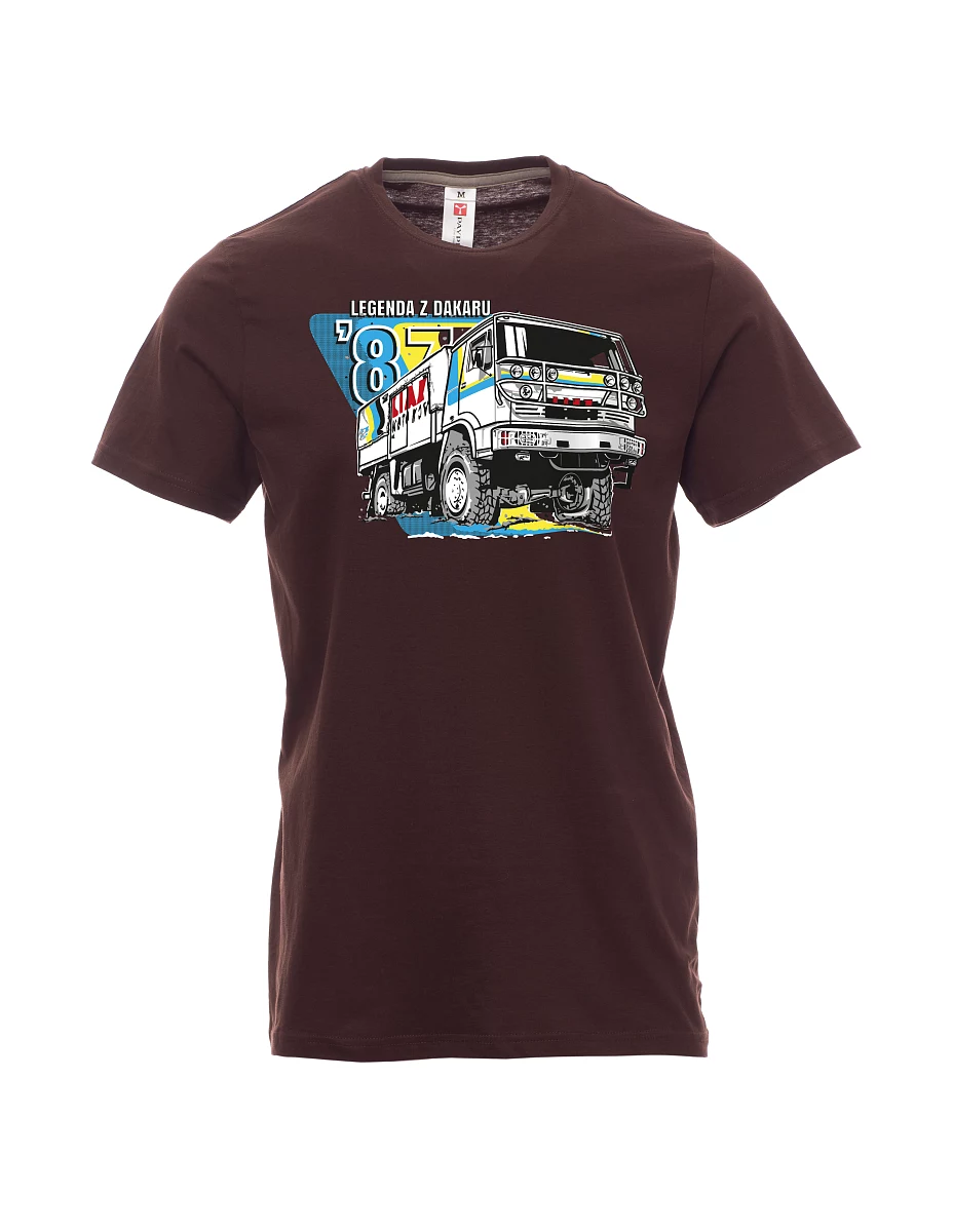 Dunkelbraun T-Shirt für Männer Liaz aus dakar 1987