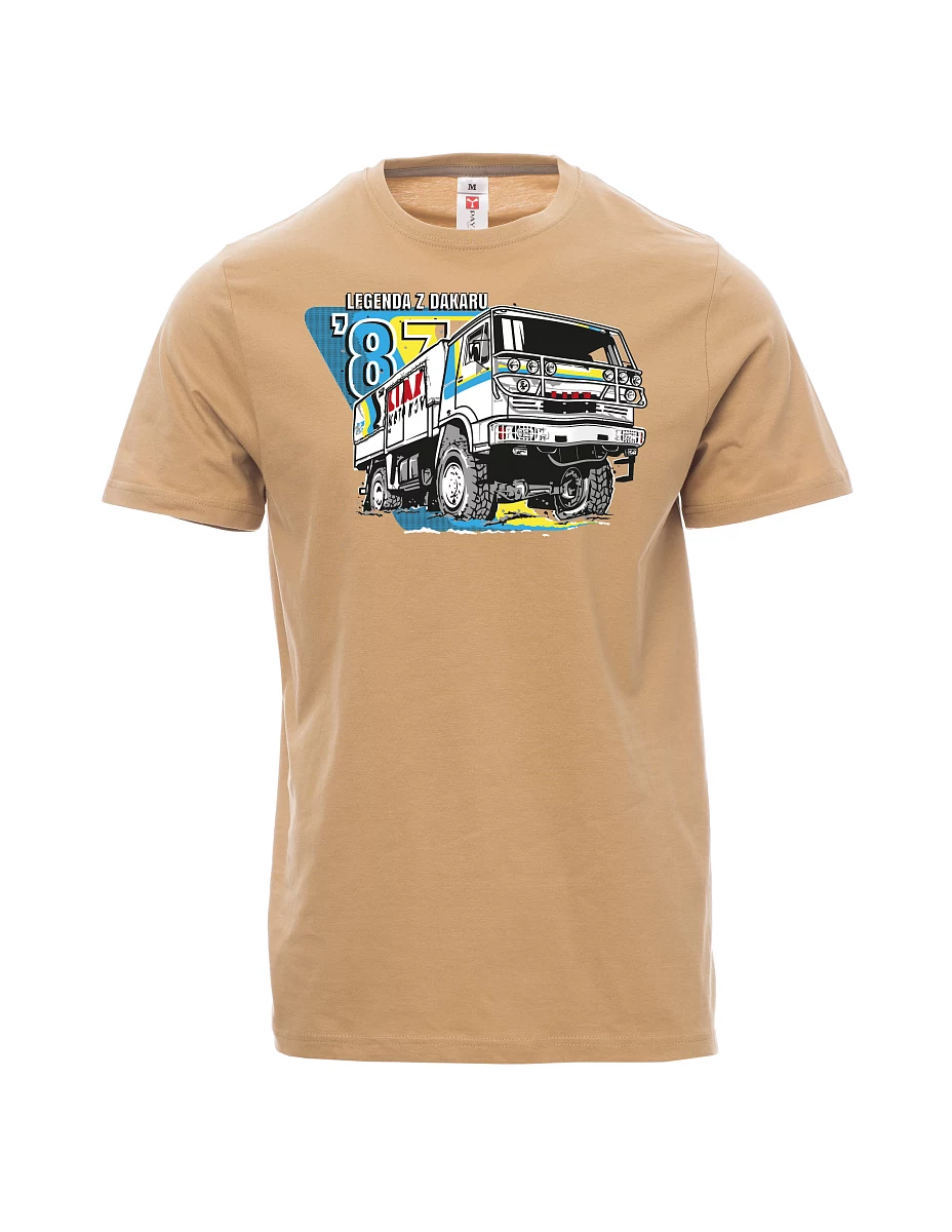 Braunes T-Shirt für Männer Liaz aus dakar 1987