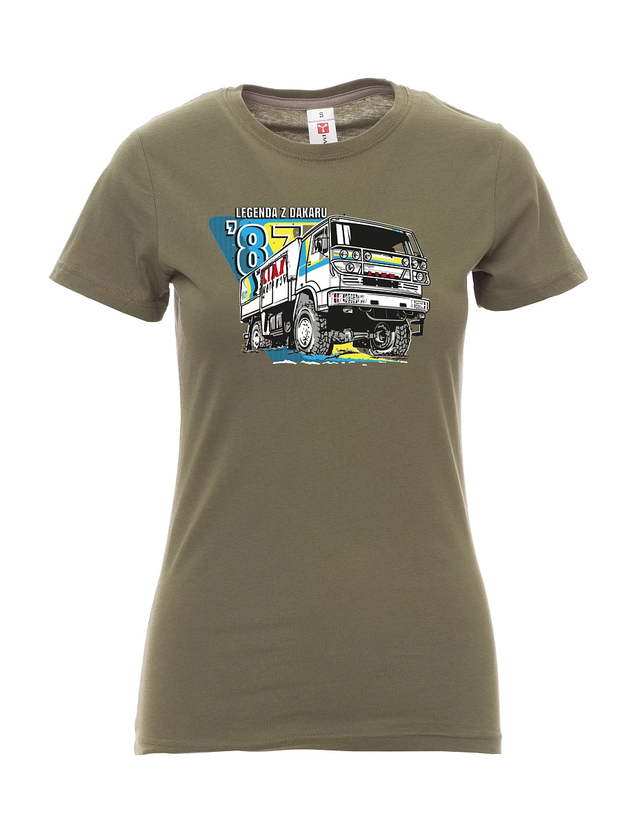 Khaki T-Shirt für Damen Liaz aus Dakar 1987