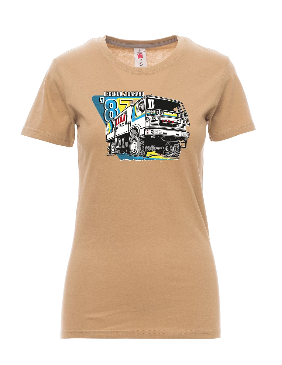 Braunes T-Shirt für Damen Liaz aus Dakar 1987