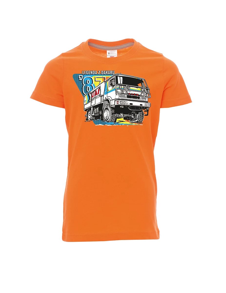 Orange Kinder T-Shirt Liaz aus Dakar 1987