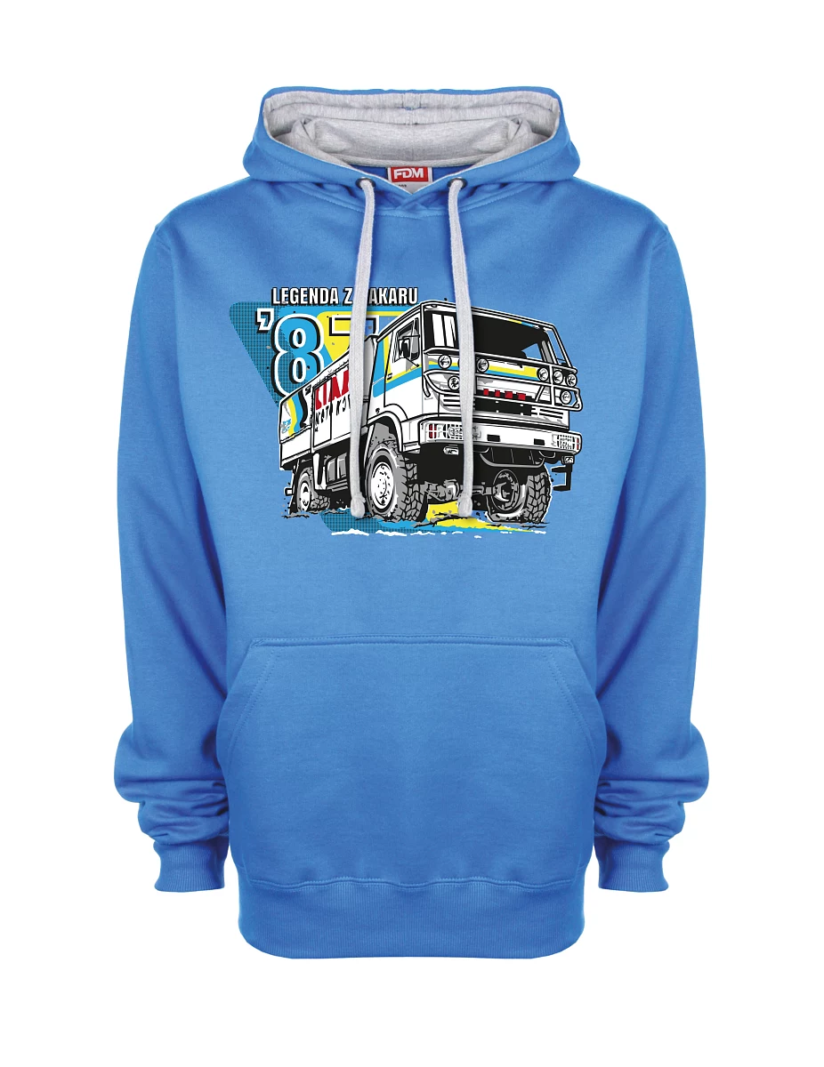 Grau-blaues Sweatshirt Liaz aus Dakar 1987