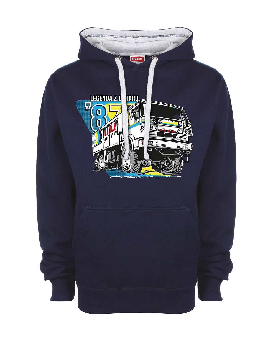 Grau-marines Sweatshirt Liaz aus Dakar 1987