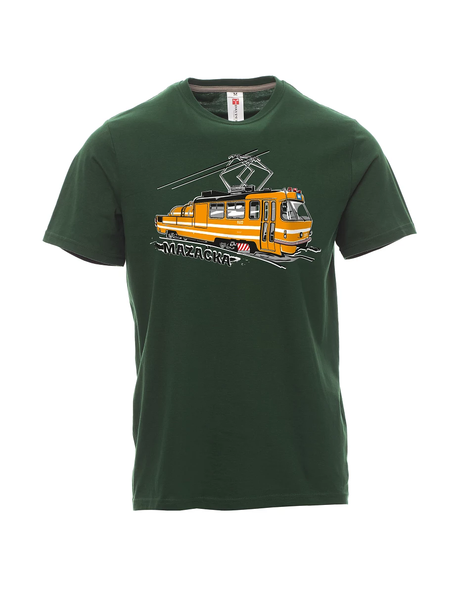 Dunkelgrün T-Shirt für Männer Schmiertram
