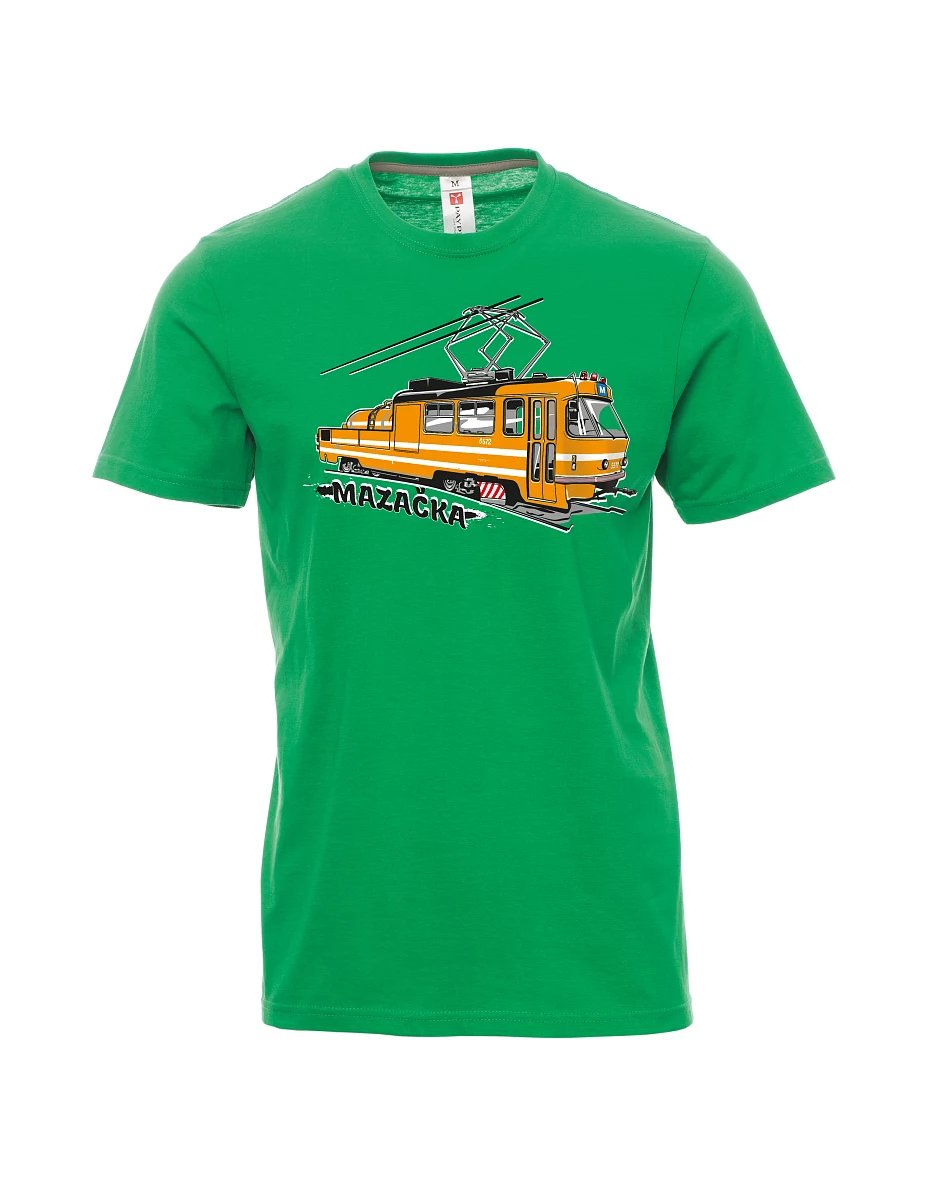 Grünes T-Shirt für Männer Schmiertram