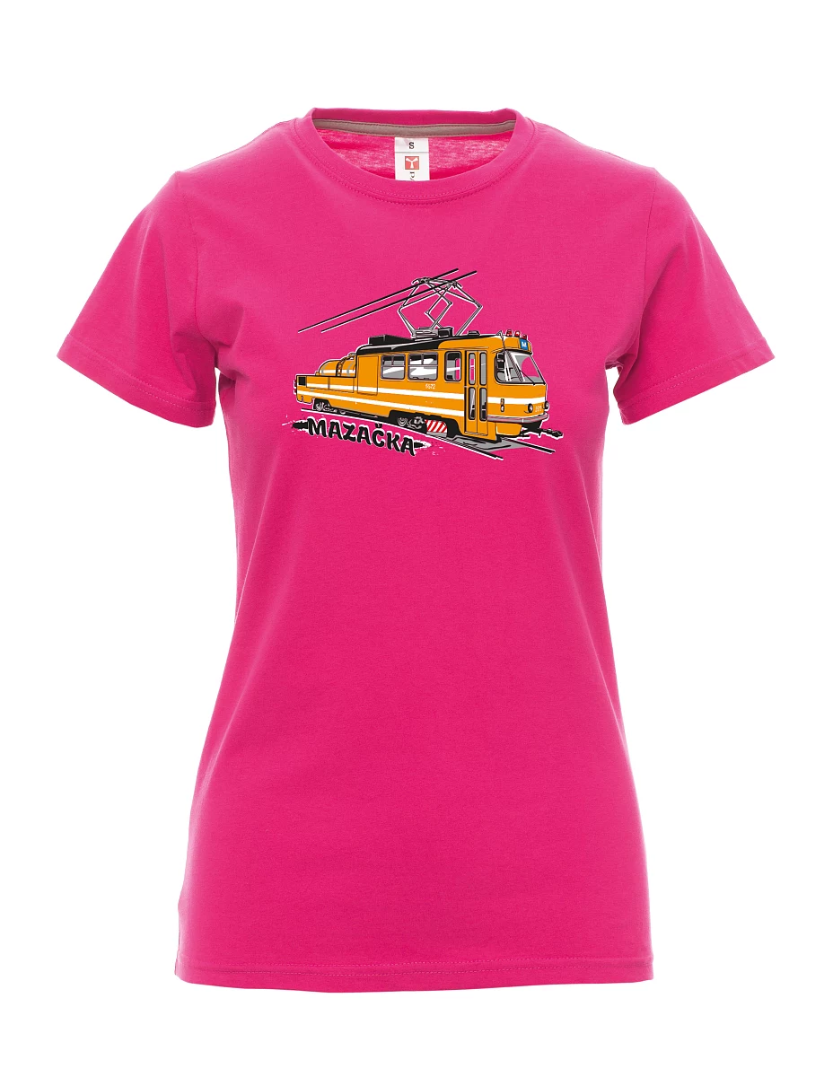 Rosa T-Shirt für Damen Schmiertram