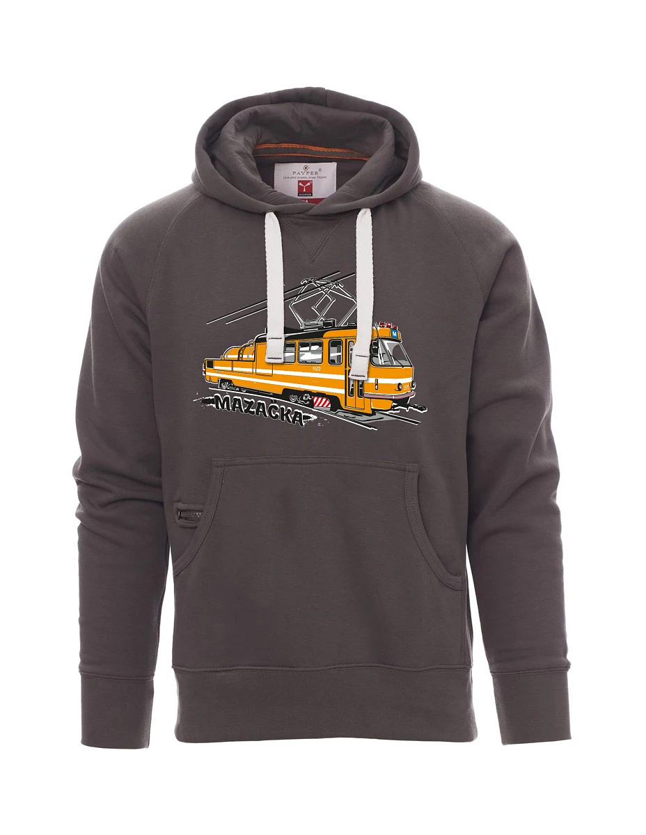 Graues Sweatshirt für Männer Schmiertram