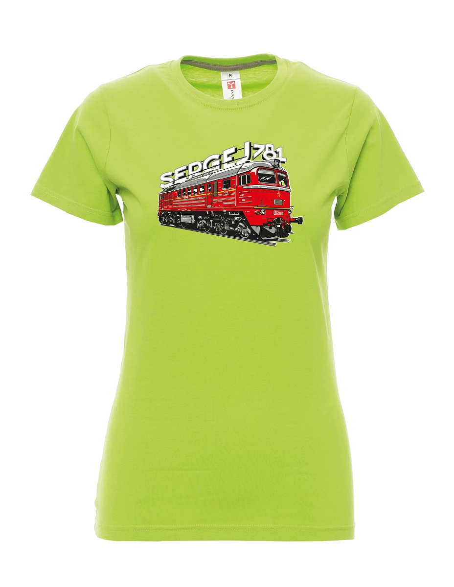 Limone T-Shirt für Damen Lokomotive 781 "Sergej" (M62)