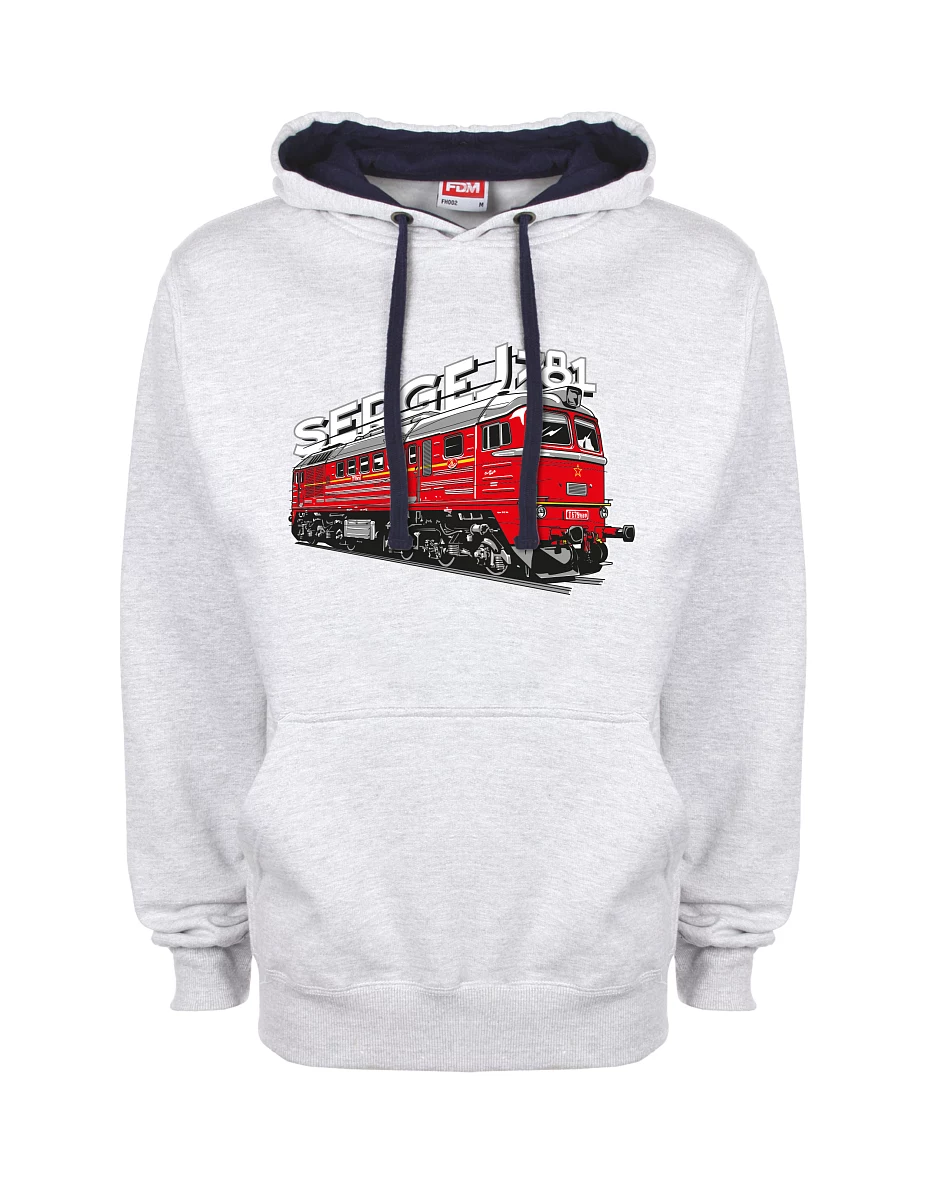 Blau-graues Sweatshirt Lokomotive 781 "Sergej" (M62)