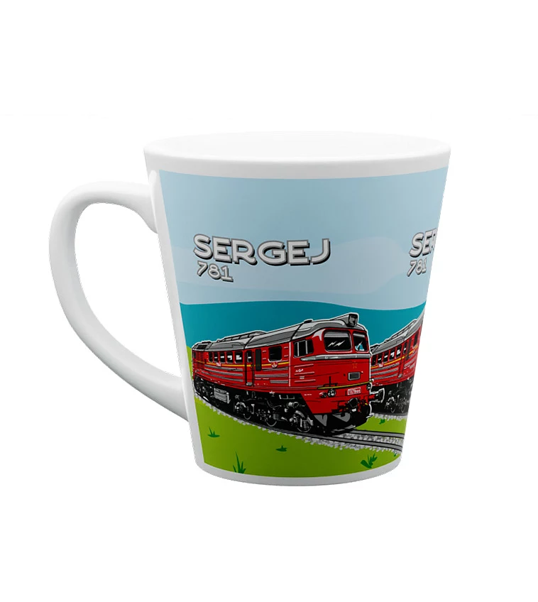 Keramikbecher Lokomotive 781 "Sergej" (M62)  300 ml