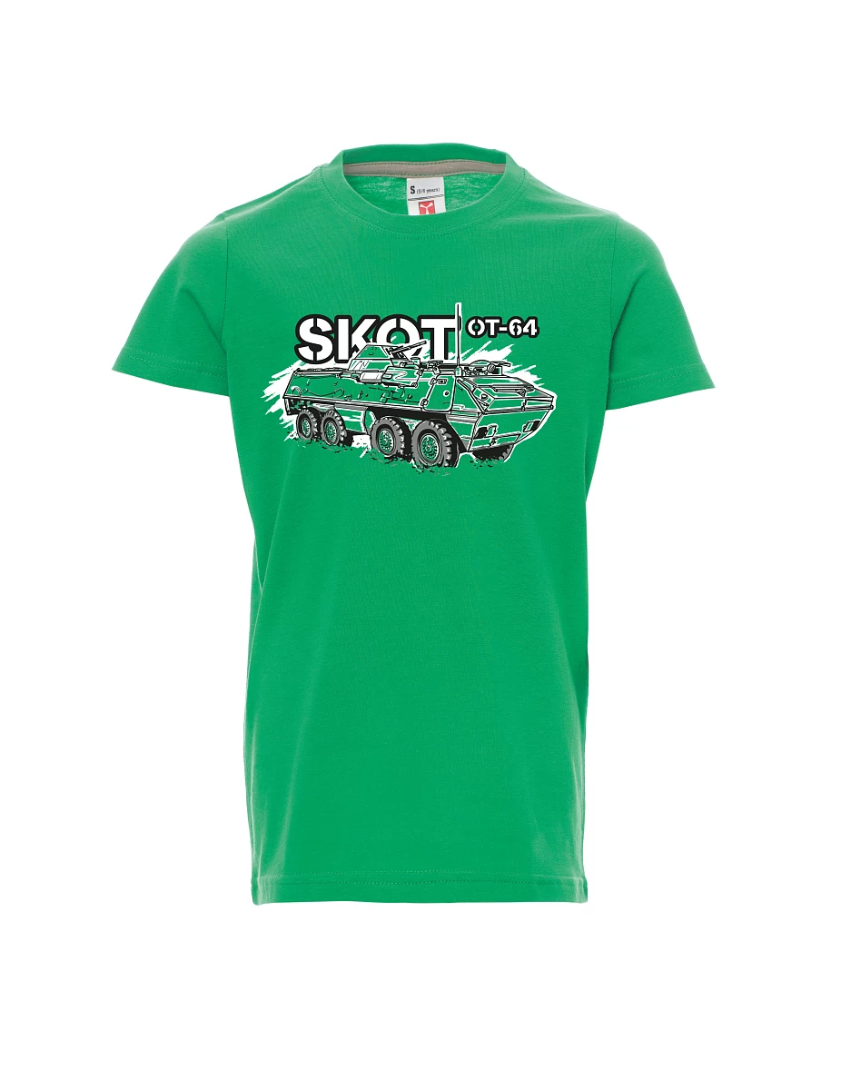 Grünes Kinder T-Shirt OT-64 "SKOT"