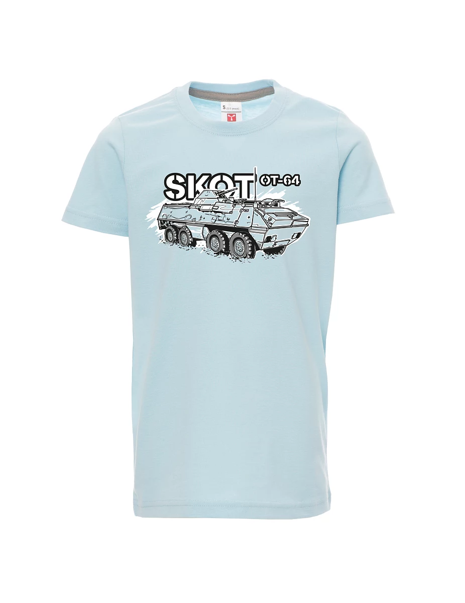 Blassblaues Kinder T-Shirt OT-64 "SKOT"