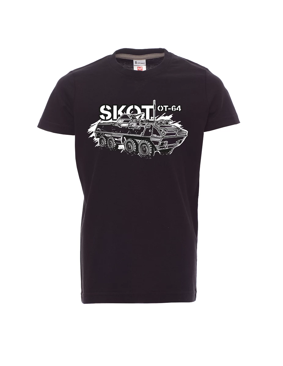 Schwarzes Kinder T-Shirt OT-64 "SKOT"