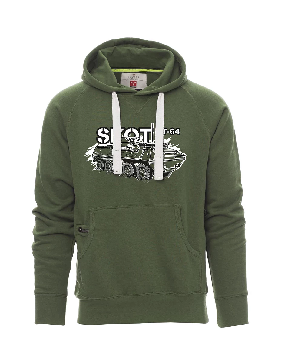 Dunkelgrünes Sweatshirt für Männer OT-64 "SKOT"