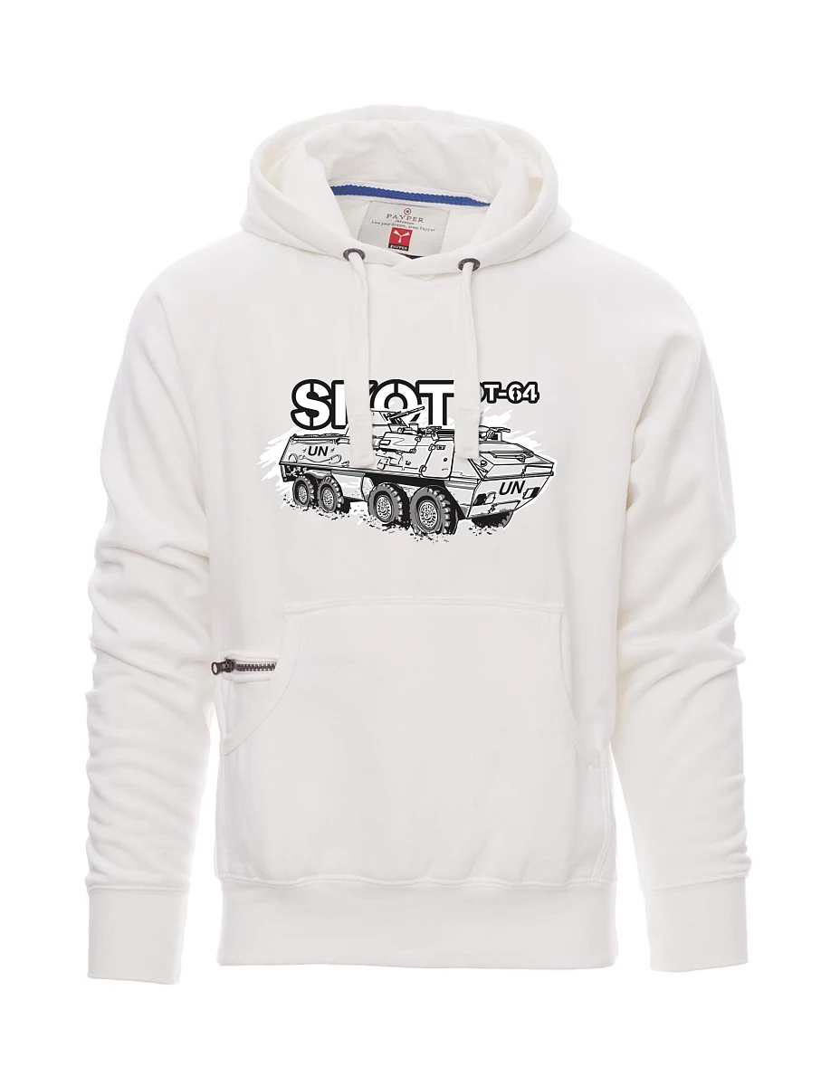 Weißes Sweatshirt für Männer OT-64 "SKOT" - UNPROFOR