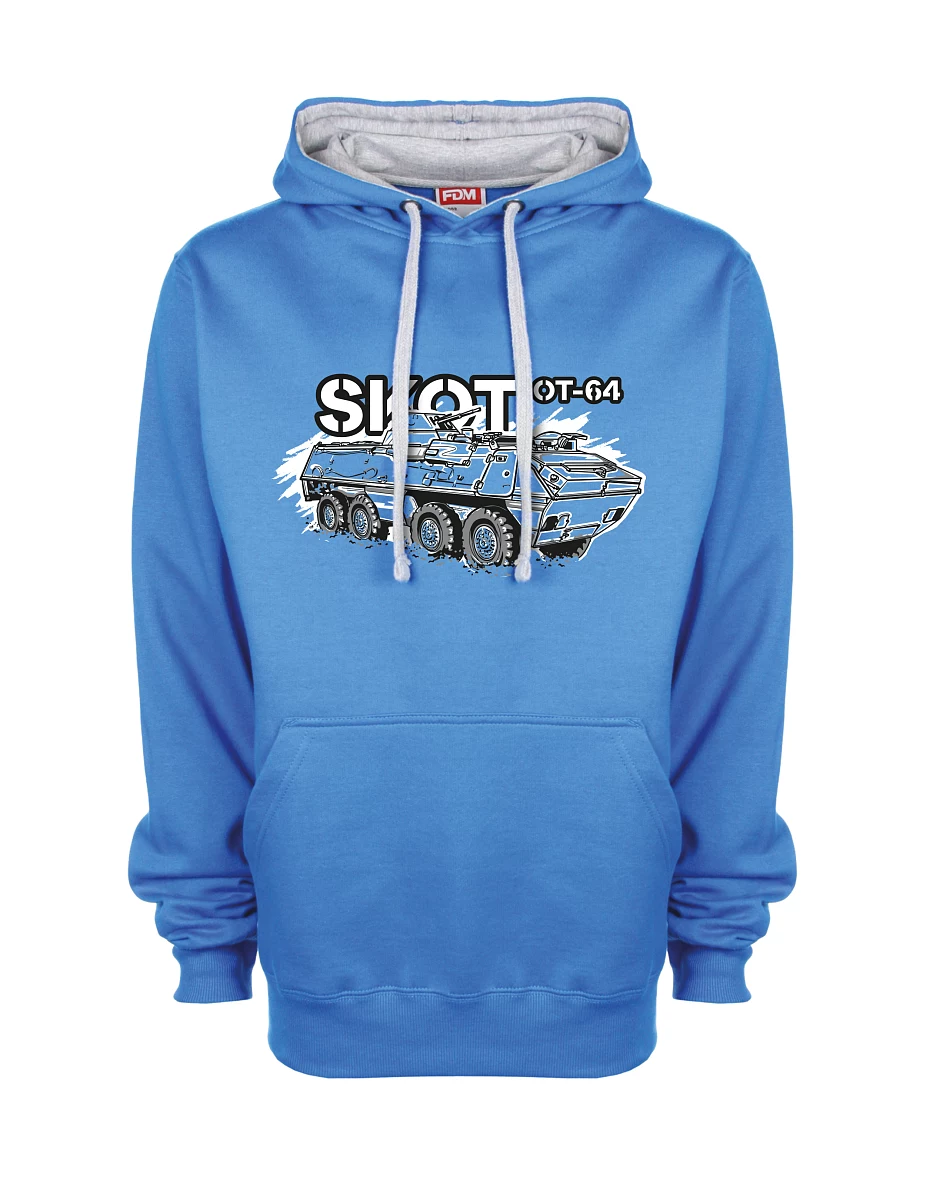 Grau-blaues Sweatshirt OT-64 "SKOT"
