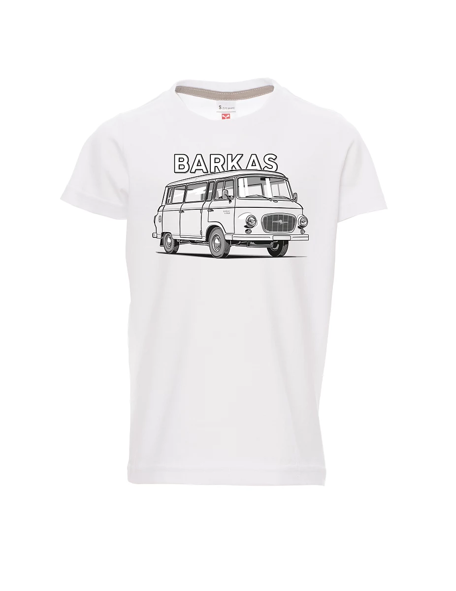 Weißes Kinder T-Shirt Barkas B1000