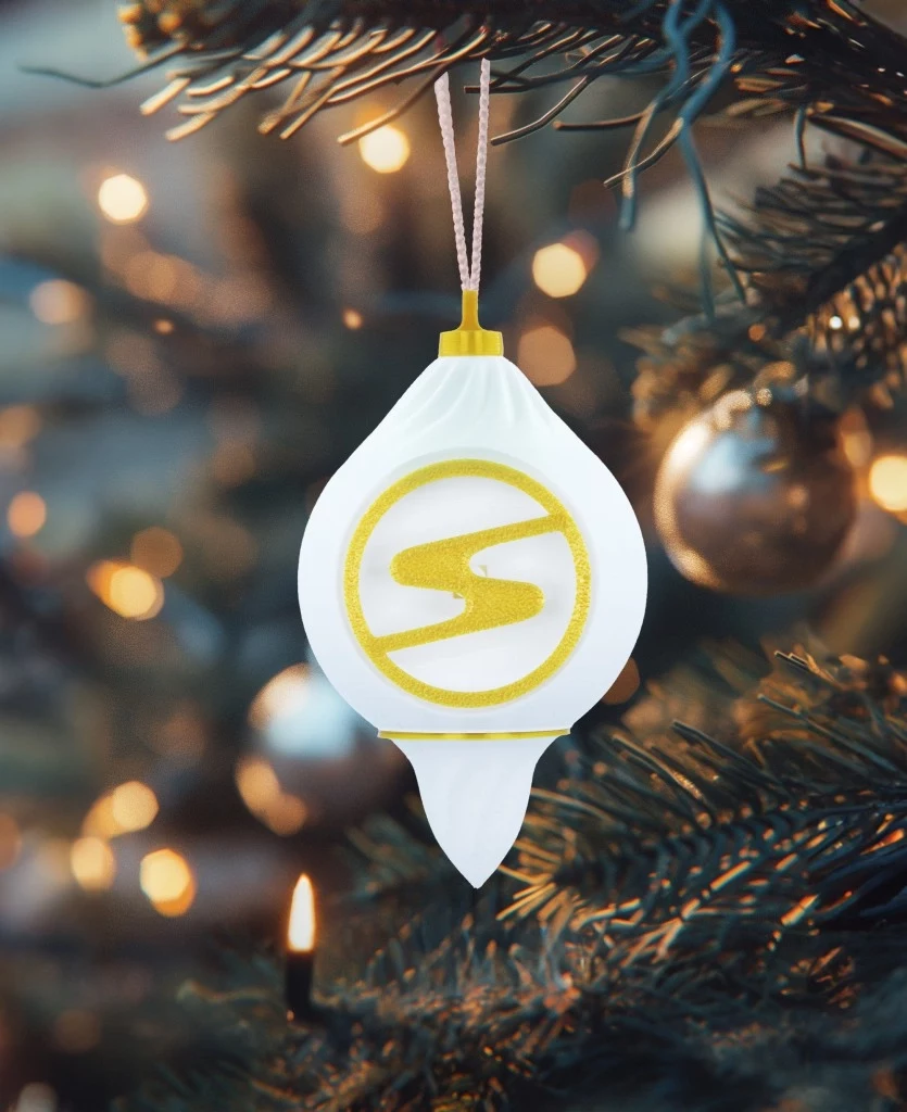 Weihnachtsdekoration symbol "S"