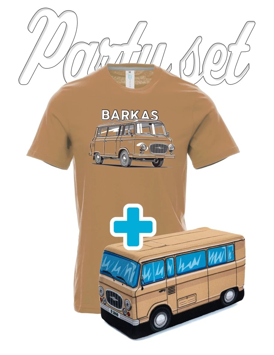 Party-Set T-Shirts mit Plüschtier zum Motiv des Barkas B1000 1:20
