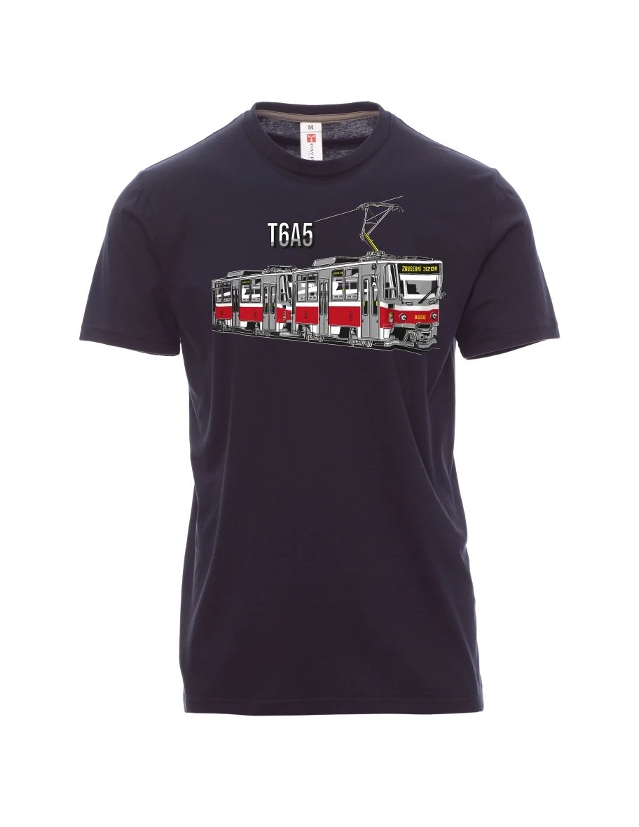 Marine T-Shirt für Männer Straßenbahn T6A5