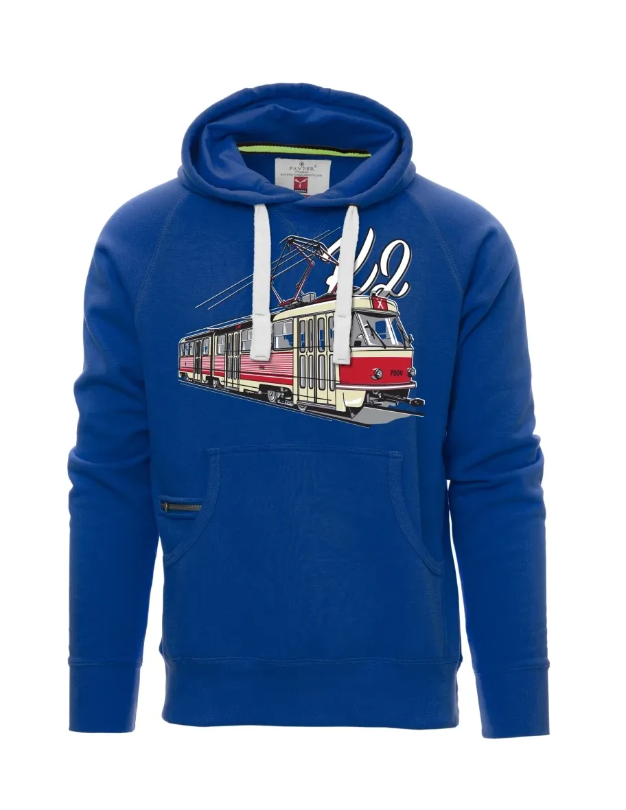 Blaues Sweatshirt für Männer Straßenbahn K2