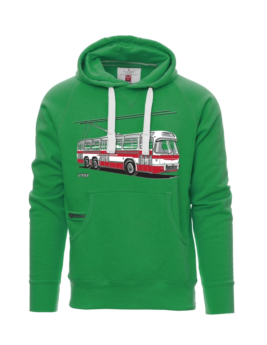 Grünes Sweatshirt für Männer Wagen  T401