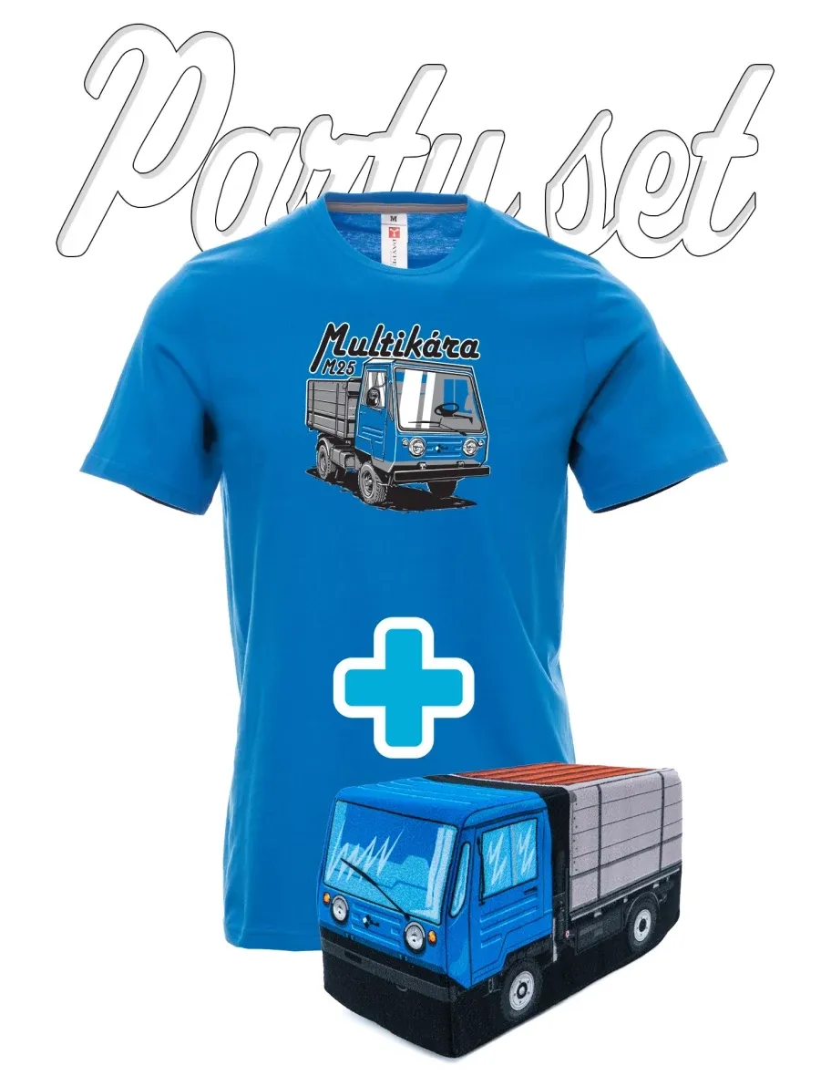Party-Set T-Shirts mit Plüschtier zum Motiv des M25