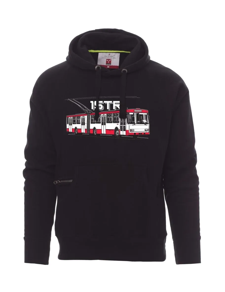 Schwarzes Sweatshirt für Männer Oberleitungsbus 15TR
