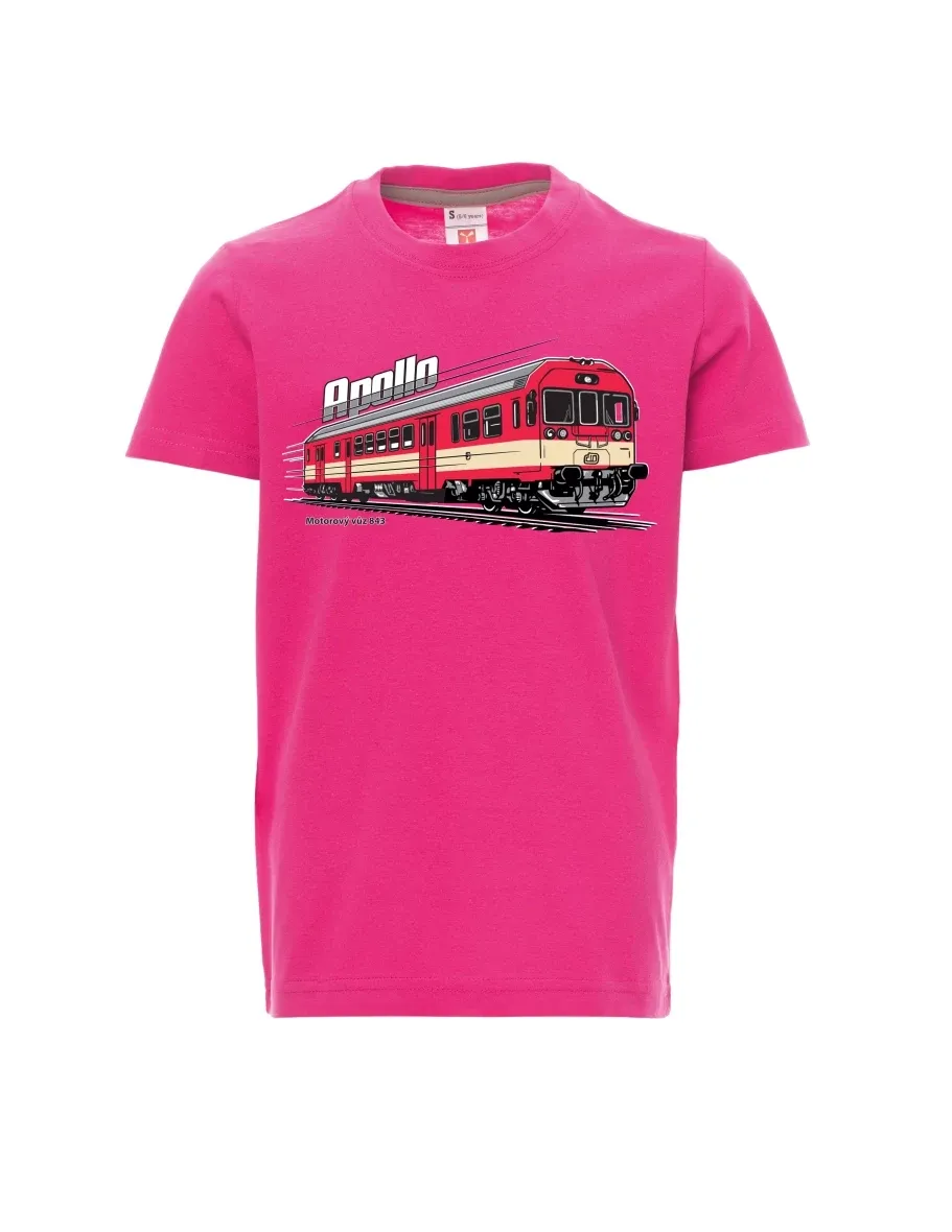 Rosa Kinder T-Shirt Triebwagen 843 „Apollo“