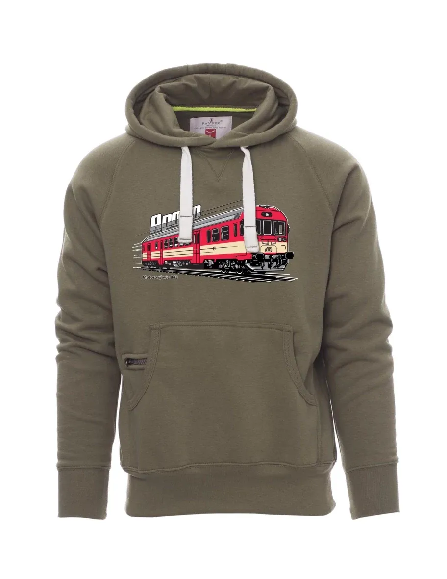 Khaki Sweatshirt für Männer Triebwagen 843 „Apollo“