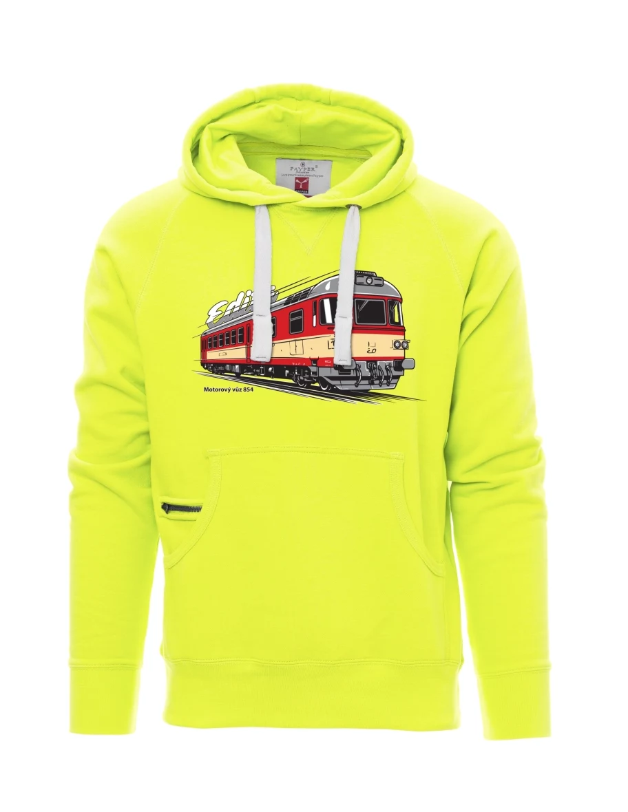 Fluoreszierendes Sweatshirt für Männer Triebwagen 854