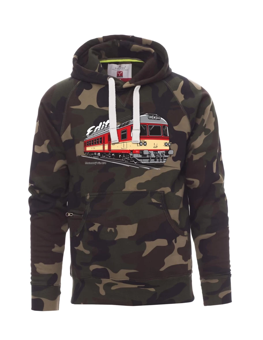 Tarnung Sweatshirt für Männer Triebwagen 854