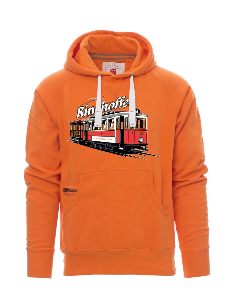 Orange Sweatshirt für Männer Straßenbahn Ringhoffer