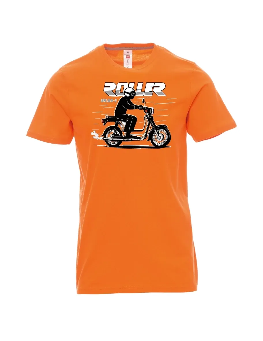 Orange T-Shirt für Männer Motorroller SR 50/1 Roller