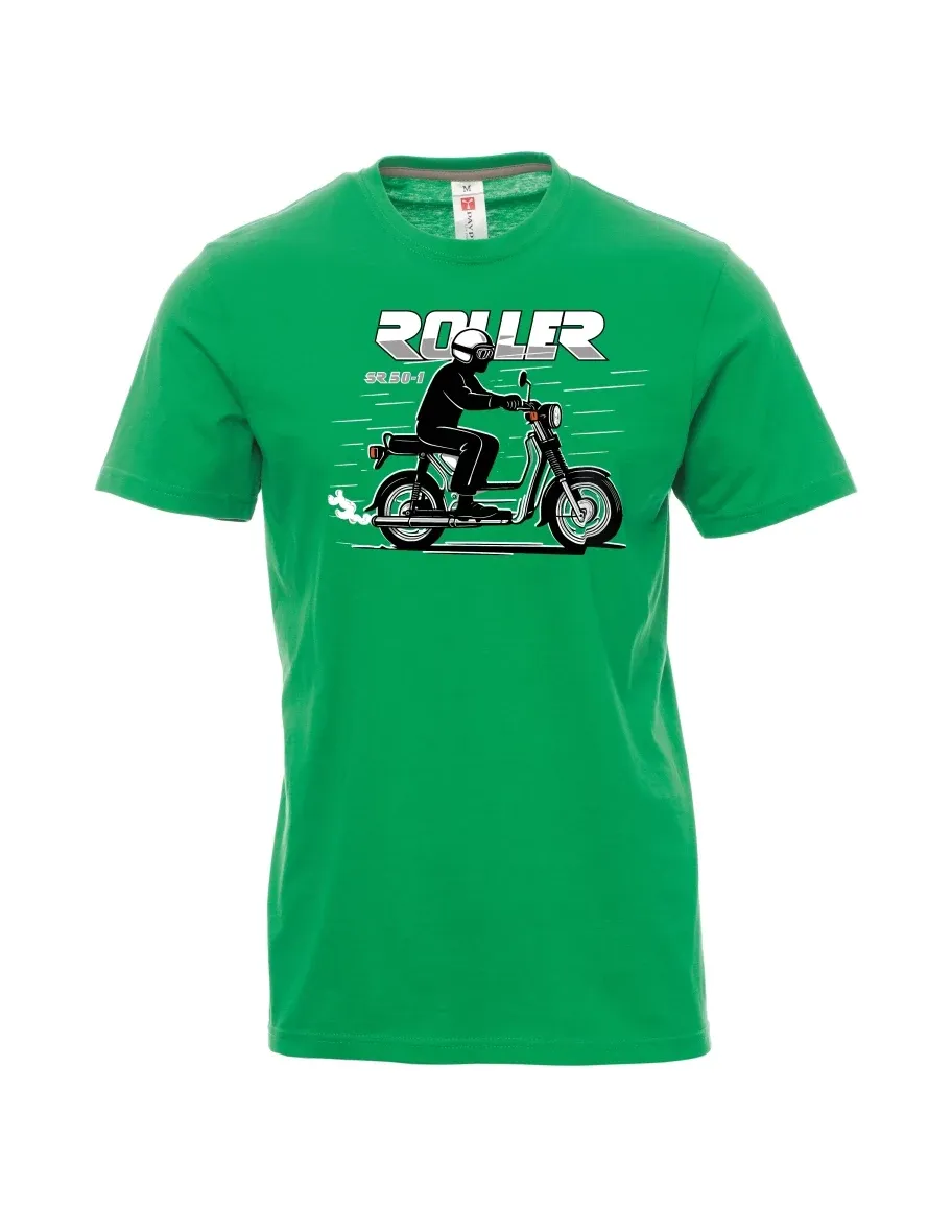 Grünes T-Shirt für Männer Motorroller SR 50/1 Roller