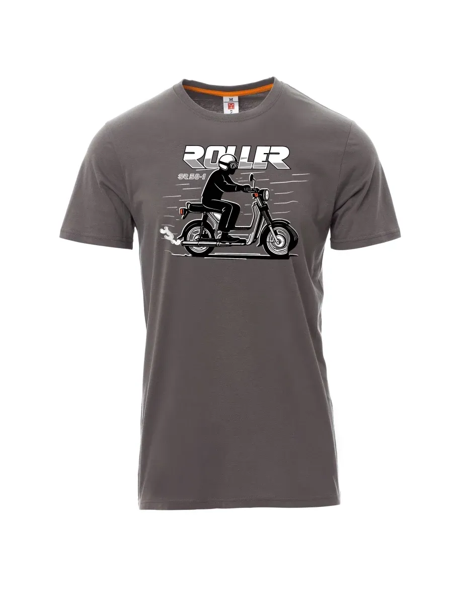 Graues T-Shirt für Männer Motorroller SR 50/1 Roller