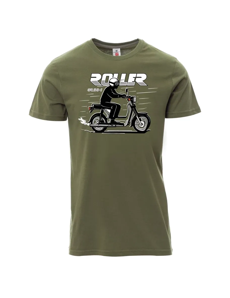 Khaki T-Shirt für Männer Motorroller SR 50/1 Roller